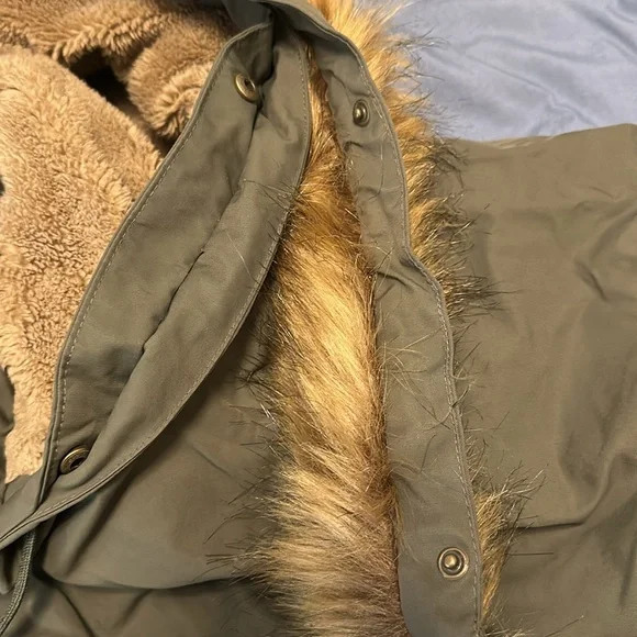 Ava & Viv Khaki Water-Repellent Jacket - Picture 7 of 8